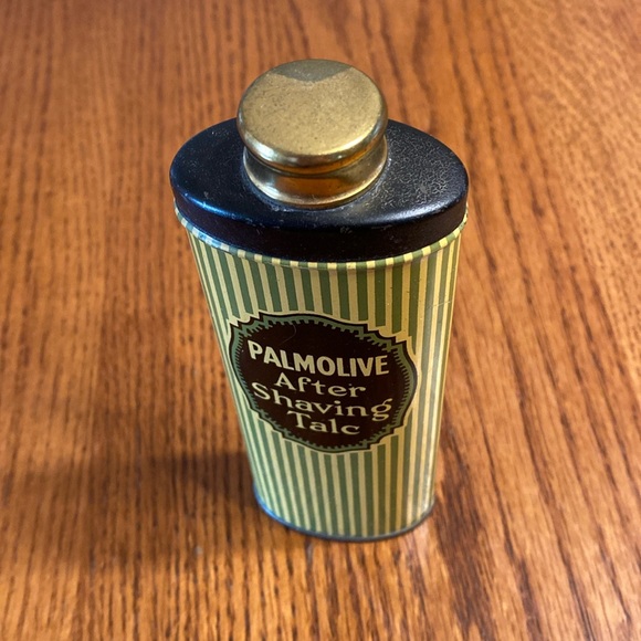 Vintage Palmolive After Shave Talc for Men Advertising Tin - Picture 2 of 16